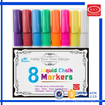 Rainbow colors LED board medium wet erasable ink chalk marker